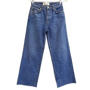 Reformation Fawcett Jean in Celtic Wash Women 25 High Rise Wide Leg Casual
